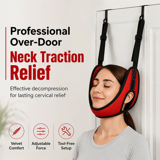 📢📢50% OFF !! ⏰Over Door Cervical Traction Device for Neck Pain Relief