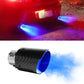 📢📢50% OFF !! ⏰ LED Exhaust Tip – Flame effect, carbon sleeve & universal fit 💨