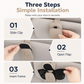 📢📢50% OFF !! ⏰Car Sunglasses Holder Double Clip Eyeglasses Mount and Ticket Card Clip