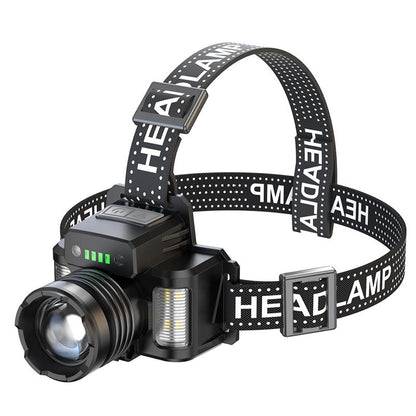 📢📢50% OFF !! ⏰ Rechargeable LED Headlamp – Wave Sensor Control & Adjustable Focus