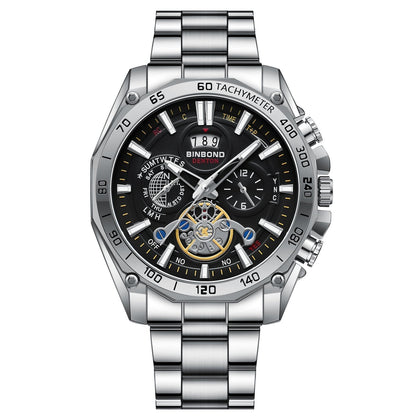📢📢50% OFF !! ⏰Men's Stainless Steel Waterproof Luminous Watch⌚