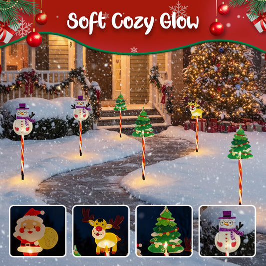 📢📢50% OFF !! ⏰Warm Glow Festive Garden Stake Lights