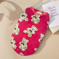 📢📢50% OFF !! ⏰ Cute Plush-Lined Pet Vest – Warm Plush, Sleeveless Fit, Bear Print ❄️
