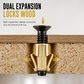 🔩 Cabinet Door Hinge Base Pre Embedded Expansion Nut and Bolt Screw Set for Furniture Hardware