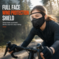 Dustproof and Windproof Outdoor Sports Face Mask with Protective Eye Shield and Breathing for Running and Cycling