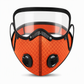 Dustproof and Windproof Outdoor Sports Face Mask with Protective Eye Shield and Breathing for Running and Cycling