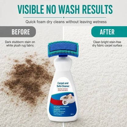 🛋️ Waterless Fabric Foam Cleaner – Instantly refreshes rugs & sofas ✨