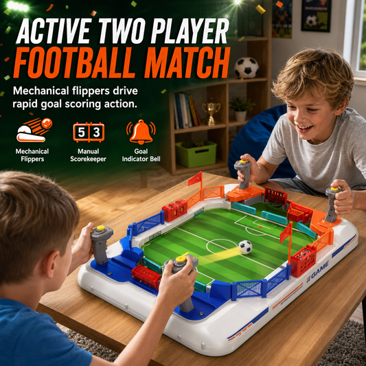 📢📢50% OFF !! ⏰2 Player Battle Tabletop Soccer Game Interactive Table Football Board Toy for Kids