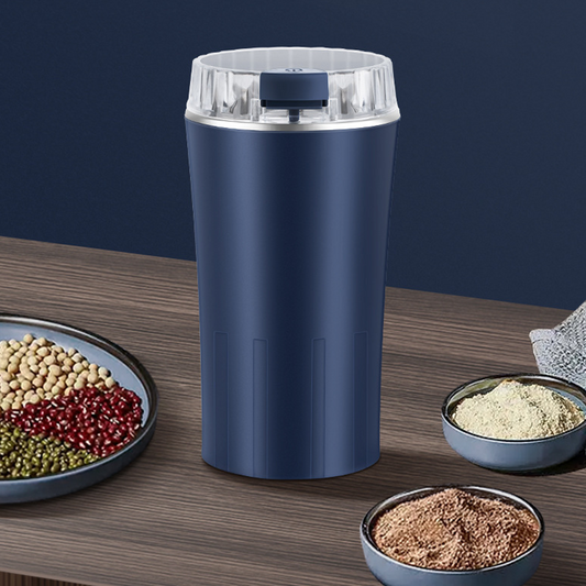 📢📢 50% OFF! ⏰ 300W Electric Spice Grinder – 8-Blade Stainless Steel System, One-Touch Control for Coffee, Nuts & Grains ☕💪
