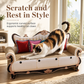 📢📢50% OFF !! ⏰Extra Large Corrugated Cardboard Cat Scratcher Lounge Bed Durable 2 in 1 Cat Nest Sofa and Scratching Board
