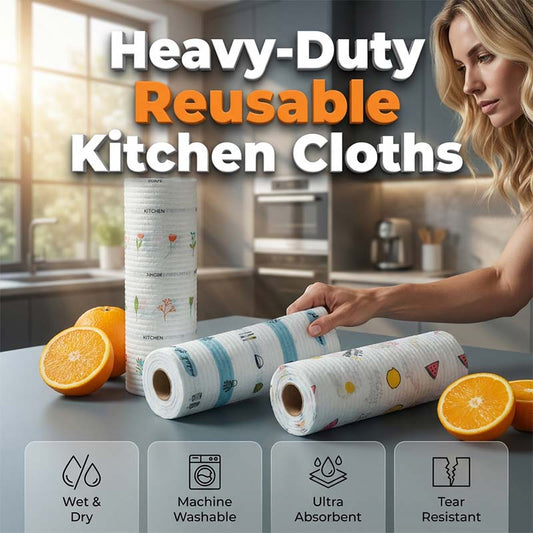 📢📢50% OFF !! ⏰Pre-Soaped Disposable Kitchen Wipes – Quick Cleaning Towels for Daily Messes ✨