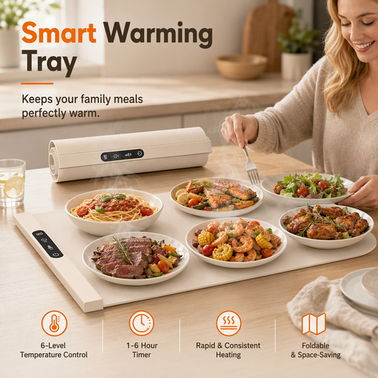 📢📢50% OFF !! ⏰Foldable Silicone Food Warming Board