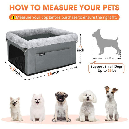 🐶🚗 Secure Travel Pet Bed – 50% OFF! Heavy-duty metal frame, waterproof Oxford fabric, safety leash – protects your dog & seats. 🛡️