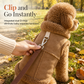 🐾 Cozy Suede Dog Harness Vest – Soft Warmth & Built-In Leash Rings for Chilly Walks ❄️❤️