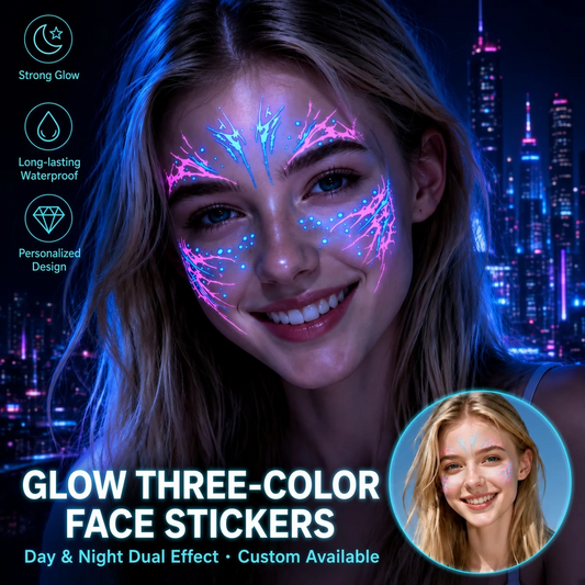 📢📢Buy 1 Get Free 1 ⏰Halloween Luminous Face Tattoo Stickers