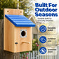 📢📢50% OFF !! ⏰Weatherproof Outdoor Wooden Birdhouse