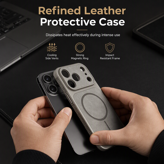 📢📢 50% OFF📱Shockproof Magnetic Faux Leather Phone Case