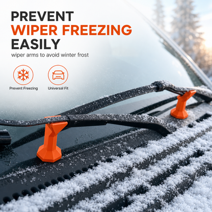 🔥Buy 1 Get 1 Free✨2-Pack Car Stand Plastic Anti-Freeze Wiper Protector for Winter