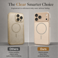 📲✨Magnetic Matte Electroplated Phone Case with Large Window Protector Full Coverage Protective Cover