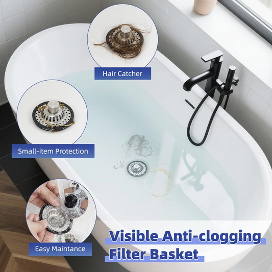 💦Stainless Steel Kitchen Sink Strainer