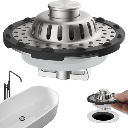 💦Stainless Steel Kitchen Sink Strainer
