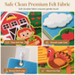 📢📢50% OFF !! ⏰Kids DIY Felt Story Board Set 104x75 cm Farm Animal Theme Interactive Storytelling Wall Toy for Toddlers Early Learning