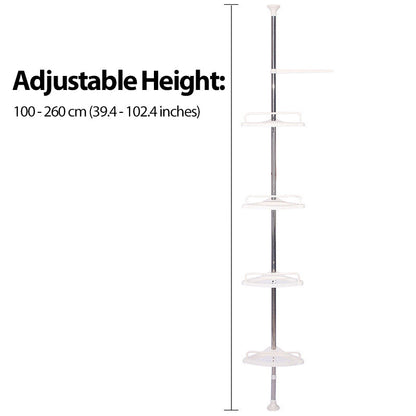 📢📢50% OFF !! ⏰Adjustable Telescopic Corner Shower Caddy