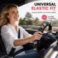 ✨🚗Universal 38cm Ringless Silk Steering Wheel Cover Printed Breathable Car Wheel Protector for All Seasons
