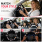 ✨🚗Universal 38cm Ringless Silk Steering Wheel Cover Printed Breathable Car Wheel Protector for All Seasons