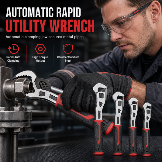 📢📢 50% OFF🛠️ Industrial Grade Multifunctional Self-locking Pipe Wrench Tool