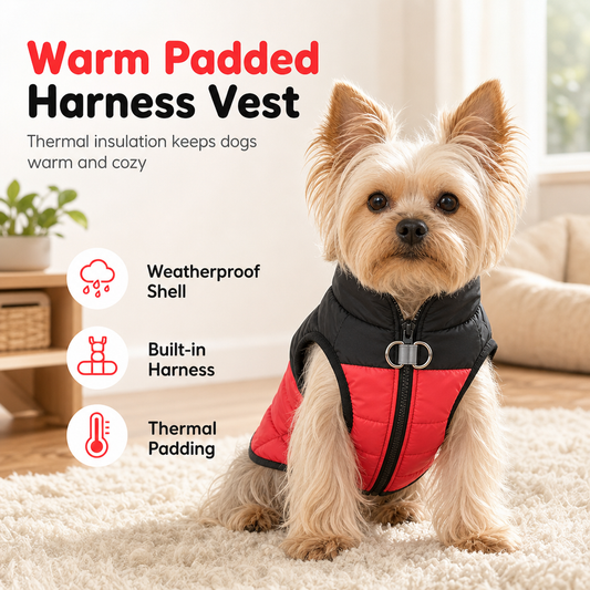 📢📢50% OFF !! ⏰Warm Dog for Autumn Winter Thickened Pet Coat Windproof Vest for Small Medium and Large Dogs