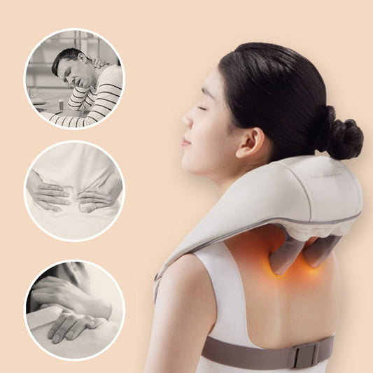 📢📢 50% OFF💆Neck and Shoulder Massager with Heat – Relaxing Electric Massage Device