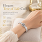 🌸 50% OFF NOW! 🌸Stainless Steel Tree of Life Bangle – Elegant & Sparkling Jewelry🌳✨💎