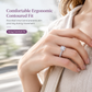 💍 Vintage Cubic Zirconia Ring Set – Cushion-Cut Centerpiece & Pavé Sparkle for Elegant Stacking ✨🎁