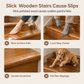 🏠 Cobblestone Diatomite Stair Treads – Washable, Slip-Resistant & Cushioned for Quieter Steps 👣🐾