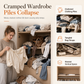 📢📢 50% OFF👕Hanging Closet Organizer – Maximize Space & Keep Your Wardrobe Tidy