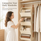 📢📢 50% OFF👕Hanging Closet Organizer – Maximize Space & Keep Your Wardrobe Tidy