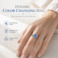 💍Fashionable Sweet Style Temperature Color Changing Stone Mood Ring✨