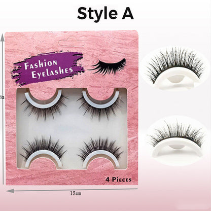 📢📢 50% OFF👁️ 2 Pairs Reusable Long Self-Adhesive Eyelashes – No Glue Needed, Just Peel, Press & Go for Quick, Fluttery Lash Looks ✨