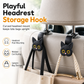 Universal Cartoon Cat Car Seat Headrest Hook Backseat Organizer Hanger for Vehicle Storage