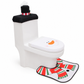 🎄50% OFF🚽Christmas Toilet Seat Cover and Rug 3-Piece Set Holiday Bathroom with Santa Claus Snowman and Reindeer