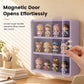 🧸 Wall-Mounted Blind Box Display Case: Clear Front, Magnetic Door, Adjustable Shelves