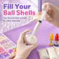 📢📢 50% OFF🎨DIY Squeeze Ball Making Kit for Kids – Colorful Clay & Glitter Stress Ball Craft Set with Leak-Proof Design