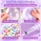 📢📢 50% OFF🎨DIY Squeeze Ball Making Kit for Kids – Colorful Clay & Glitter Stress Ball Craft Set with Leak-Proof Design