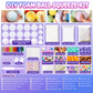 📢📢 50% OFF🎨DIY Squeeze Ball Making Kit for Kids – Colorful Clay & Glitter Stress Ball Craft Set with Leak-Proof Design