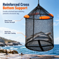 ✨50%OFF🐟️Floating Collapsible Fishing Keep Net with Float Balls Coated Anti Snag Fish Guard Net Bag for Sea Fishing