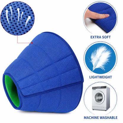 📢📢50% OFF !! ⏰Two-Tone Blue and Green Pet Recovery Collar for Dogs and Cats Anti-Bite and Anti-Scratch Protective Elizabethan Cone