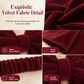 Large Velvet Christmas Bow Ornament for Holiday Tree and Home Decoration