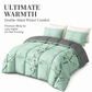 📢📢 50% OFF🌸3-Piece Brushed Microfiber Quilted Comforter Set – Soft & Cozy Winter Bedding