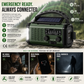 📢📢50% OFF !! ⏰Portable Solar and Hand Crank Rechargeable Radio🔦